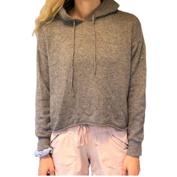 Brandy Melville Tops - Brandy Melville Hoodie Gray Size S OS